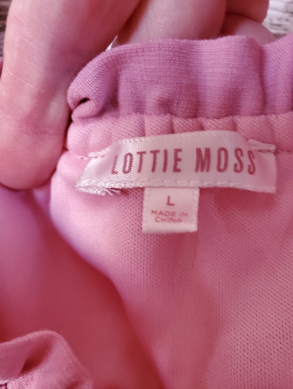 Lottie Moss x PacSun Pink Ruffle Peasant Crop Top Vacation Ready - Picture 3 of 11